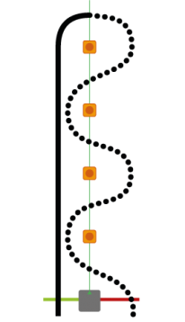 10 Sekunden Laufparcours